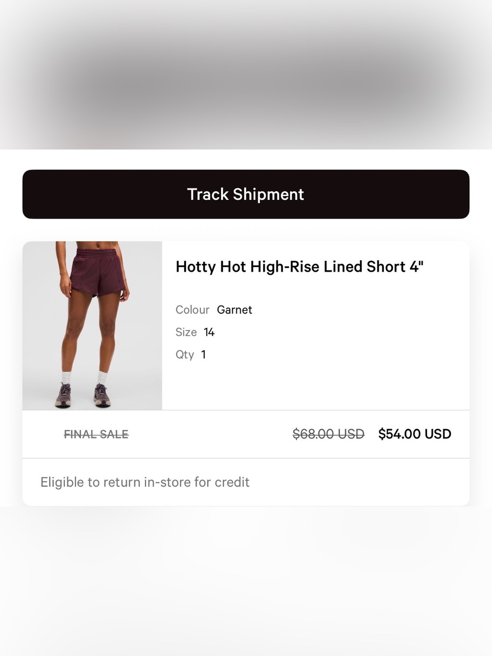 Lululemon Women’s Maroon Athletic Running Shorts
